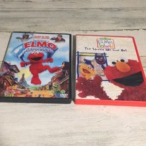 Elmo in Grouchland and Elmo The Street We Live On! Set of two DVD’s
